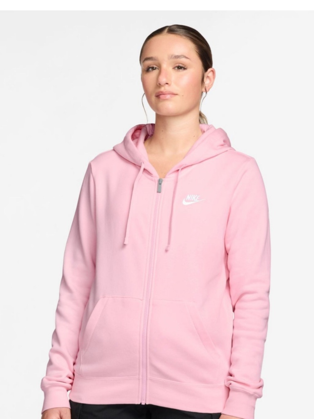 Nike Pink Women’s Sportswear Club Fleece Mid-Rise Joggers